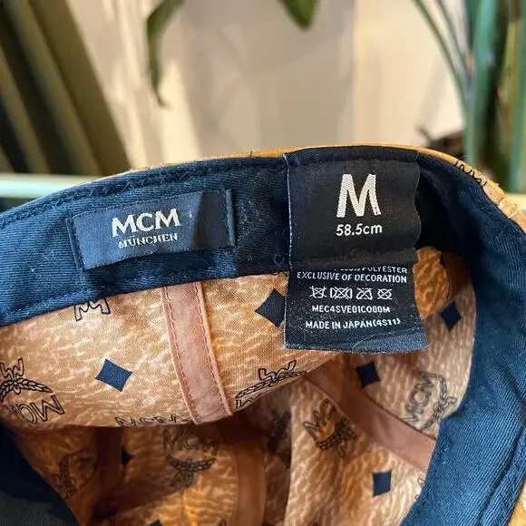 MCM Visetos Monogram Canvas Cap SZM MCM Visetos Monogram Canvas Cap SZM main image 3